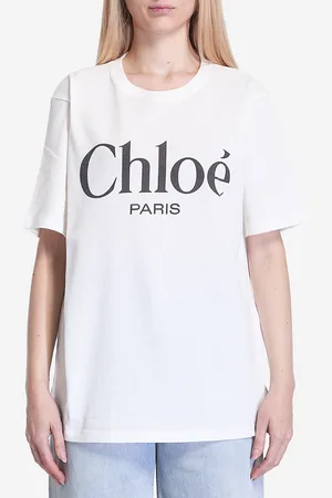 Chloé Tshirt oversize con logo