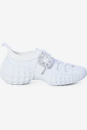 Roger Vivier Sneakers con fibbia con cristalli