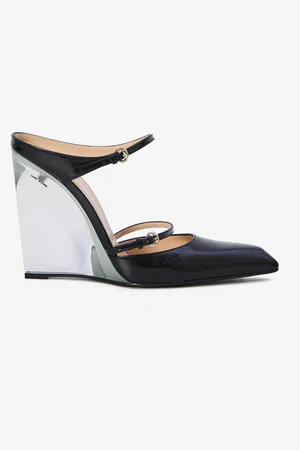 Gucci Sabot con zeppa trasparente