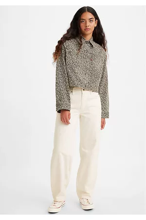Levi's Donna Jeans boyfriend - Dad Jeans oversize WellThread® Bianco / Light White Worn In