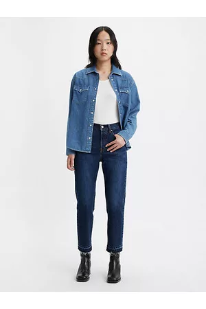 Levi's Donna Jeans straight - Jeans 501® accorciati Blu / From A Dream