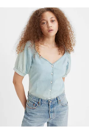 Levi's Donna T-shirt - Camicetta Marta a manica corta Raglan Blu / Good Grades 4
