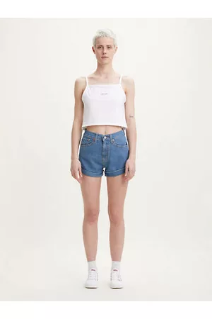 Levi's Donna Pantaloncini - Shorts ad “A” Mom Blu / FYI