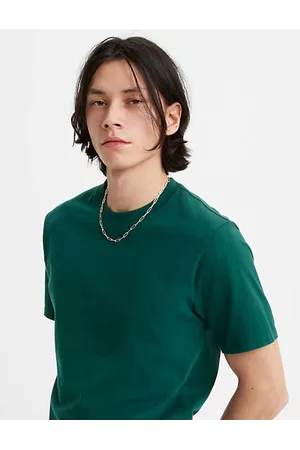 Levi's Uomo T-shirt - La T shirt Essential Verde / Deep Sea Moss