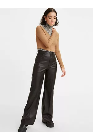 Levi's Donna Jeans a zampa & bootcut - Jeans in ecopelle svasati anni ’70 Nero / Leather Night