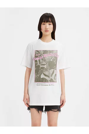 Levi's Donna T-shirt - T shirt Cobalt Bianco / Antisocial Butterfly Sugar Swizzle