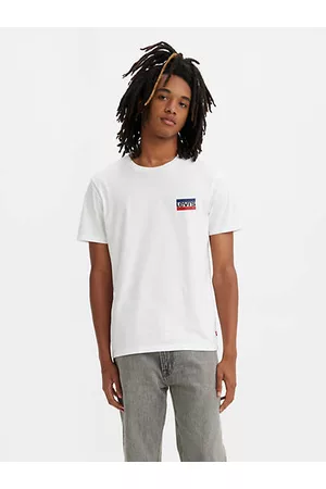 Levi's Uomo T-shirt con stampa - La T shirt stampata Confezione da 2 Bianco / White