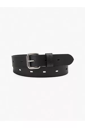 Levi's Uomo Cinture - Cintura ovale Perf Nero / Regular Black