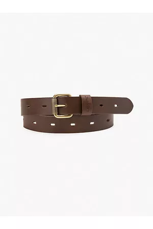 Levi's Uomo Cinture - Cintura ovale Perf Marrone / Medium Brown