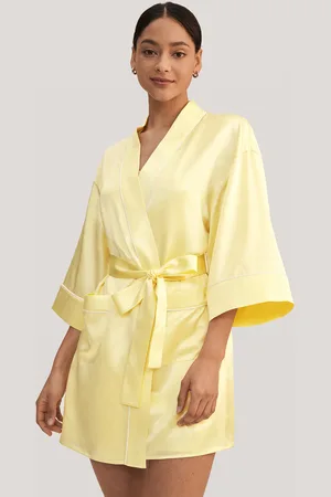 Lilysilk Vestaglia Seta Seta Dorata Naturale Naturale Brillante Vestibilità Rilassata Delicato Sulla Pelle E Traspirante L