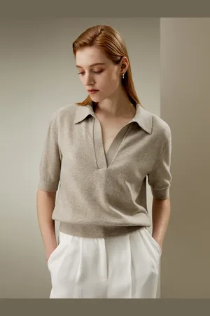 Lilysilk Maglioni Donna Cashmere Tenere Caldorinomato Cashmere Rinomato Cashmere Semplice Ma Raffinato Può Essere Provato Cammello Xl