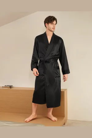 Lilysilk Uomini Vestaglia In Seta 100% Seta Naturale Grande Qualità Morbida Abbigliamento Da Salotto. L