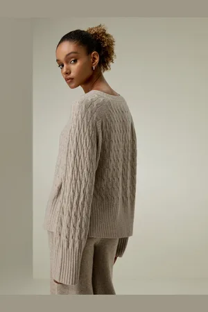 Lilysilk Maglioni Donna Cashmere Vestibilità Rilassatababy Cashmere Baby Cashmere Di Facile Manutenzione Facile Da Abbinare Cammello S
