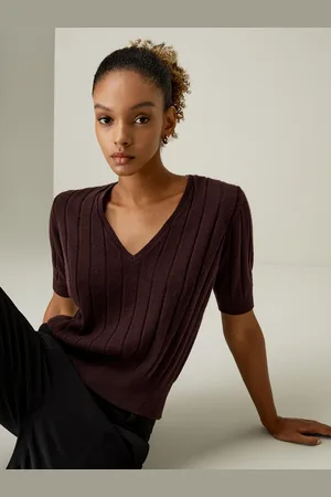 Lilysilk Maglia Cashmere Donna Per Tutte Le Stagioni100% Cachemire 100% Cachemire Temperatura Regolabile Non È Necessario Stirarlo Legno Di Frutta L