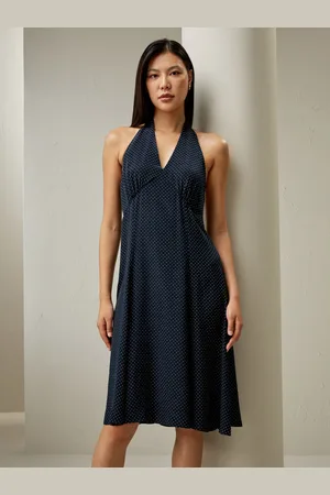 Lilysilk Abiti In Seta Pura Pois E Bianchi Modello Vintage, Forma Aderente 100% Seta Naturale Privo Di Sostanze Chimiche Nocive 38