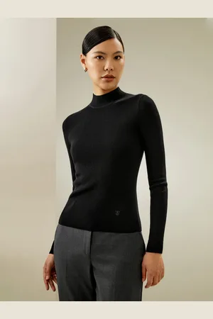 Lilysilk Maglioni In Cashmere Donna Caloremisto Cashmere Misto Cashmere Leggermente Elastica Leggera E Resistente Alle Rughe Xl
