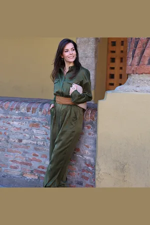 Lilysilk Tuta Seta Donna Banda Elastica, Stile Inconfondibile Seta Delicato Sulla Pelle E Traspirante M