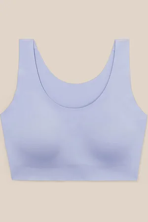 Lilysilk Reggiseno Di Seta Senza Fili Classico Taglia Unica Lavanda Chiara