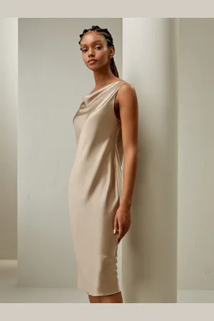 Lilysilk Abiti In Seta Pura Bronzo Lunghezza Sotto Il Ginocchio 100% Seta Pura Pezzi Irrinunciabili Per Molteplici Occasioni 52