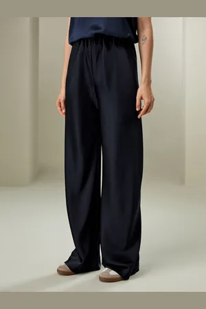 Lilysilk Pantaloni Donna Seta Stile Elegante E Minimalista100% Seta Di Gelso 100% Seta Di Gelso Disponibile In Taglia Piccola Notte Piccola 48