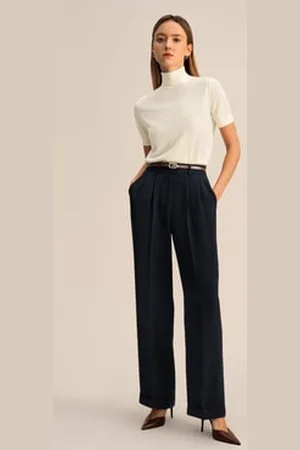 Lilysilk Pantaloni Di Seta Donna Elastico Dietroseta Di Gelso Seta Di Gelso Disponibile In Taglia Piccola Notte Piccola 42