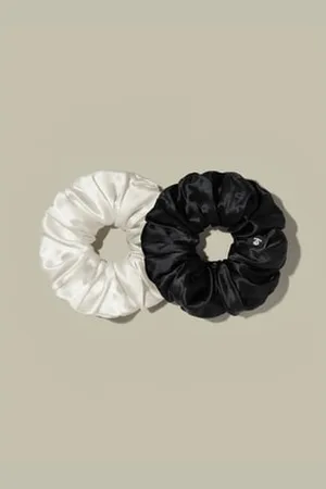 Lilysilk Ampio Set Di Classici Elastici In Seta +Bianco Naturale Stile Classico E Lussuoso 100% Pura Seta Buona Qualità, Lavabile In Lavatrice