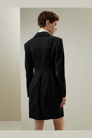 Lilysilk Cappotto Donna Lana Risvolto Colletto A Lancia Lana Merino Adatto A Molteplici Occasioni 38