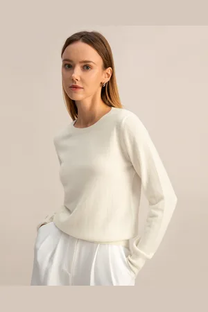 Lilysilk Maglia Girocollo Baby Cashmere Vestibilità Regolare Leggero E Morbido Naturale