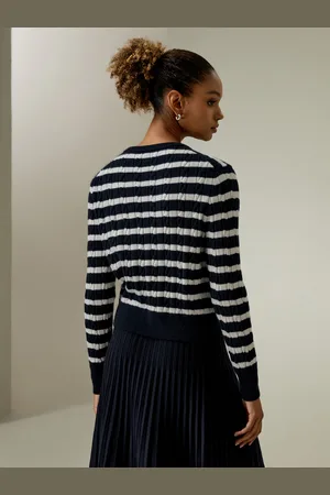 Lilysilk Cardigan Lana Donna Polsini In Costinacachemire Cachemire Un