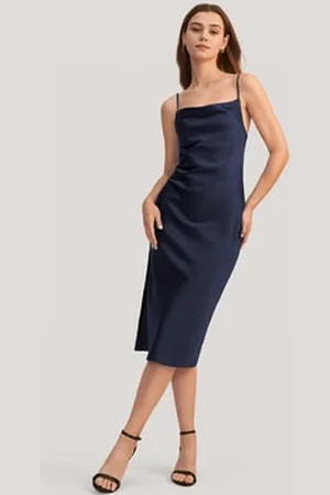 Lilysilk Abito In Seta IT Donna Vestibilità Regolare -Marino 50/XL