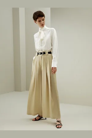 Lilysilk Pantaloni In Seta Eleganti Vestibilità Morbida Seta Charmeuse Liscia Semplice Ma Raffinato 52