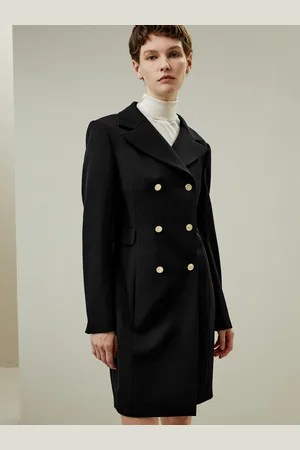Lilysilk Cappotto Di Lana Donna Adatto Al Lavoro Lana Merino Drappeggia Bene Elegante E Raffinata 46
