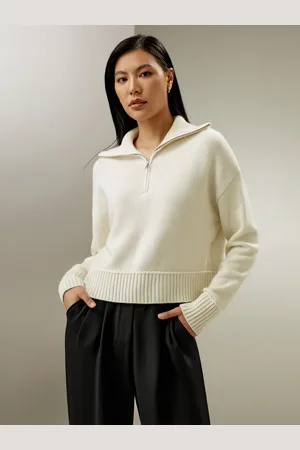 Lilysilk Maglieria Lana Donna Polsini E Orli A Costelana E Cashmere Lana E Cashmere Naturalmente Antibatterico Non È Necessario Stirarlo Xl