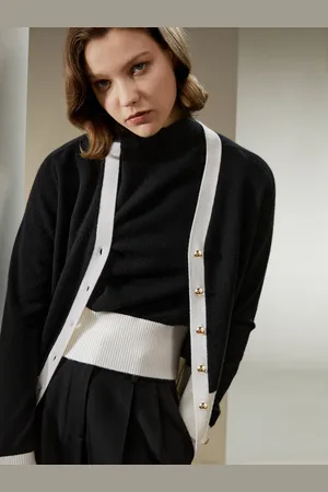 Lilysilk Cardigan Cashmere Stile Minimalista, Pensato Per L