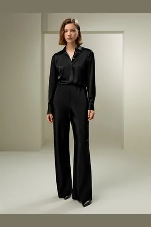 Lilysilk Pantaloni Seta Adatta A Qualsiasi Occasionefungo Gelso 100%. Fungo Gelso 100%. Disponibile In Taglia Piccola Piccola 46