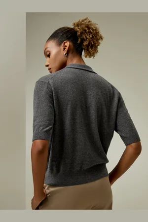 Lilysilk Maglioni Cashmere Donna Colletto A V Senza Bottonicashmere Cashmere L
