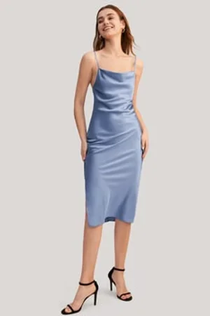 Lilysilk Vestiti In Seta Abito Abbigliamento Donna Di Seta Di Alta Qualità Italia Azzurro