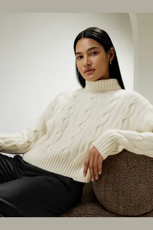 Lilysilk Maglioni Cashmere Maglia Ritorta 100% Cashmere Un Tocco Di Eleganza Nella Vostra Vita L