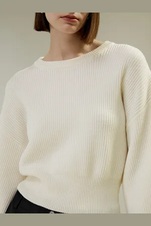 Lilysilk Maglioni Lana Donna Vestibilità Comoda, Spalle Abbassate 100% Lana Merino Design Unico Con Maniche Triangolari S