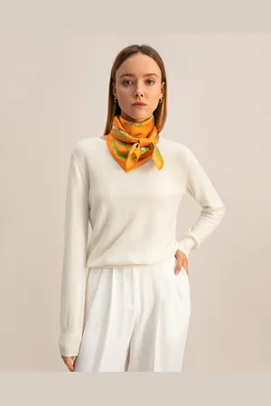 Lilysilk Maglia Girocollo Baby Cashmere Vestibilità Regolare Leggero E Morbido Naturale
