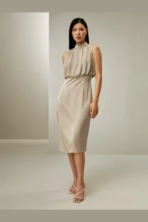 Lilysilk Vestito In Seta Albicocca Vita Comoda, Forma Aderente 100% Seta Di Gelso Una Sensazione Incredibilmente Morbida E Confortevole 38