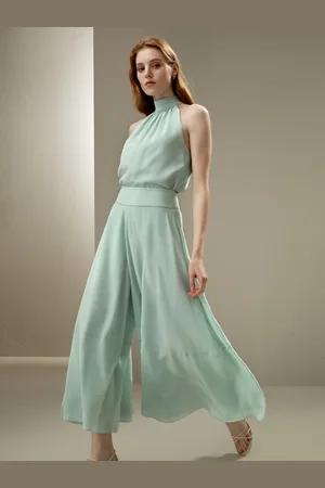 Lilysilk Pantaloni Seta Eleganti Menta Cintura Larga, Sensazione Di Fluidità 100% Seta Naturale Rispettoso Della Pelle E Traspirante 40