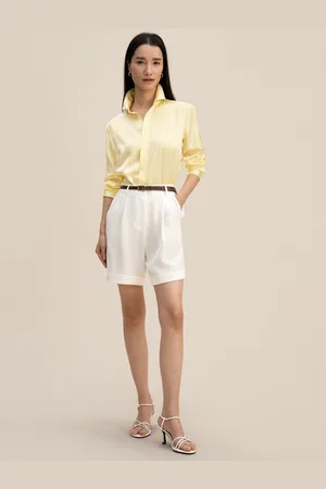Lilysilk Camicia Seta Donna Lilyáurea Oro Naturale Non Tinto Sano E Sostenibile Seta Dorata Naturale Non Color Adattamento Regolare 38