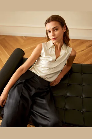 Lilysilk Camicetta Di Seta Camicie Da Donna Abbigliamento Donna Di Seta Di Alta Qualità Italia Giglio