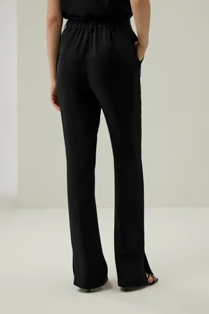 Lilysilk Pantaloni Donna In Seta Vestibilità Comodatessuto Esterno: Seta Georgette Tessuto Esterno: Seta Georgette Jacquard Di Setass 50