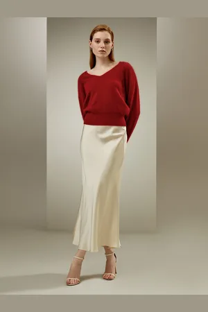 Lilysilk Gonna Di Seta Tessitura Lussuosa100% Seta Di Gelso 100% Seta Di Gelso Disponibile In Taglia Piccola Giglio Piccola 38