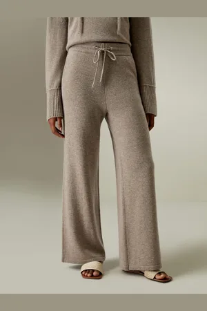 Lilysilk Pantaloni Lana Eleganti Donna Coulisselana E Cashmere Lana E Cashmere Leggermente Elastica Semplice Ma Raffinato Cammello Xl