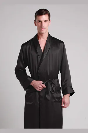 Lilysilk Kimono Di Seta Uomini Seta Charmeuse Allegri E Traspiranti Liscia Maniche Lunghe Comodo Xl