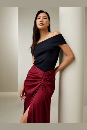 Lilysilk Gonne In Seta Sangue Di Bue Zip Laterale Invisibile Seta Double Joe Pezzi Irrinunciabili Per Un