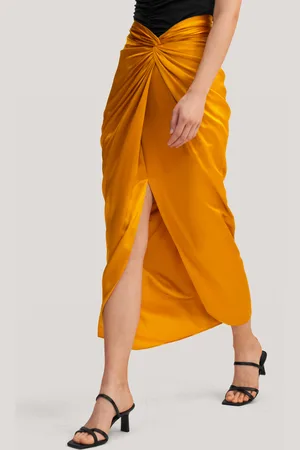 Lilysilk Gonne Lunghe Seta Nodo Intrecciato, Vestibilità Slim 100% Seta Naturale Più Duraturo E Più Rispettoso Dell